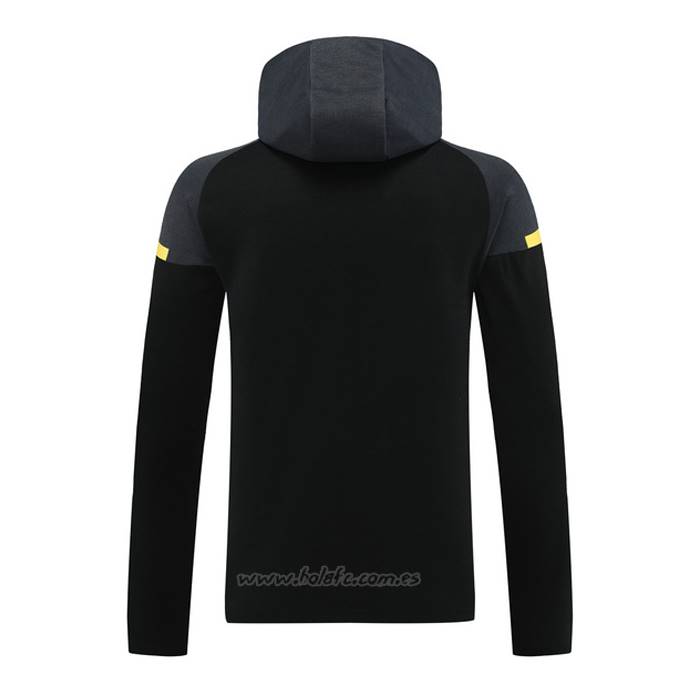 Chaqueta con Capucha del Borussia Dortmund 2024-2025 Negro